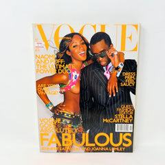 Vogue Magazine October 2001 Naomi and Puff The Ultimate Power Duo