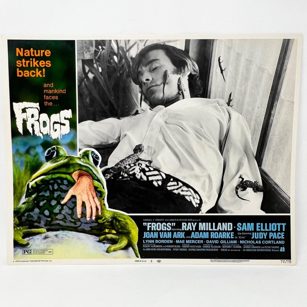 Nature Stikes Back Frogs Collectible movie Lobby Card Set of 8