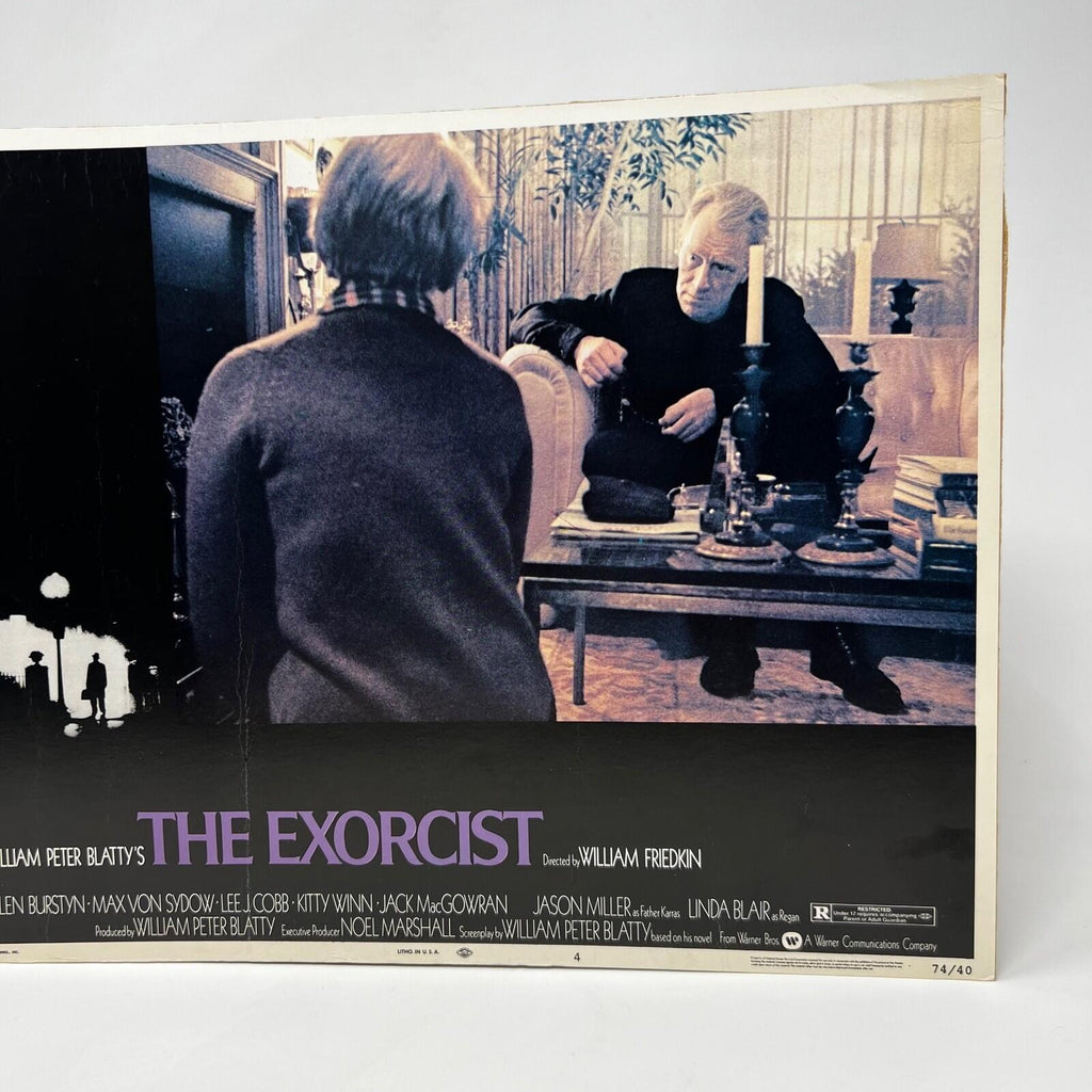 The exorcist Horror Movie Lobby Card Poster No.4