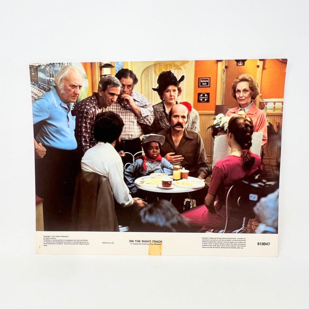 1981 On The Right Track Collectible movie Lobby Card No.3