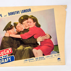 Caught In The Draft Vintage Movie Lobby Card (b) Bob Hope Dorothy Lamour