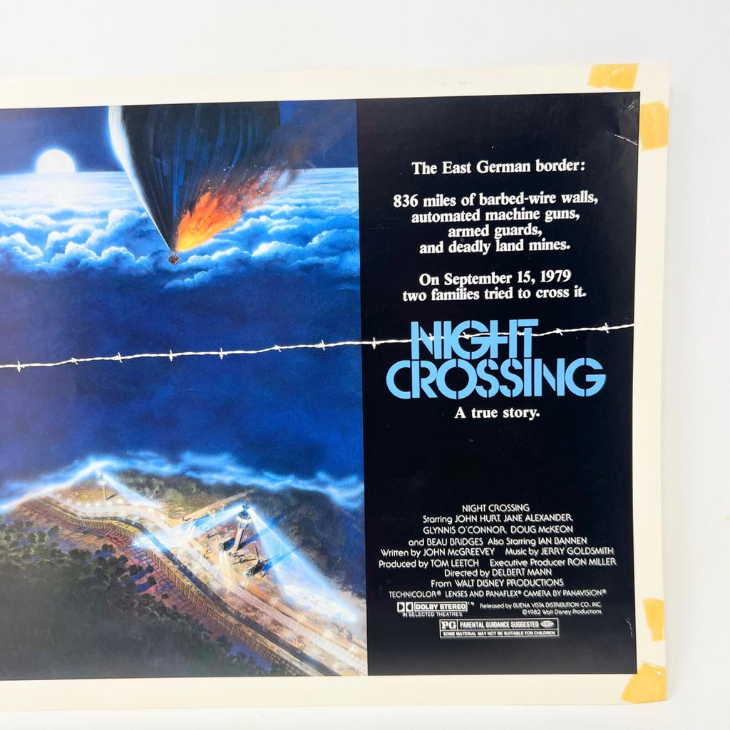 1962 Walt Disney Night Crossing A True Story Lobby Card Movie Poster (a)