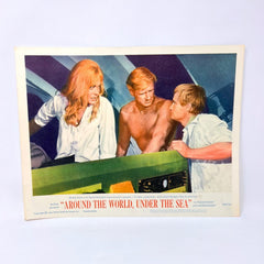 1966 Around The World Under the Sea Original Movie Lobby Card No.3