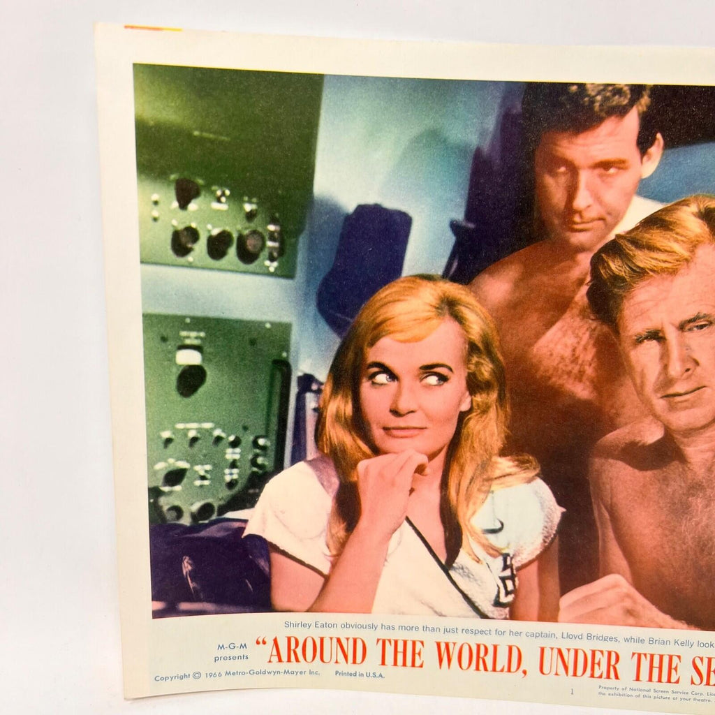 1966 Around The World Under the Sea Original Movie Lobby Card No.1