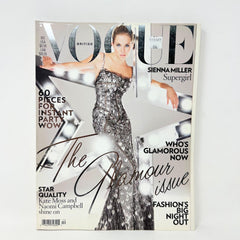Vogue Magazine UK December 2007 Sienna Miller KATE MOSS NAOMI CAMPBELL Britis