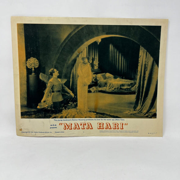 1963 MGM Mata Hari Collectible movie Lobby Card