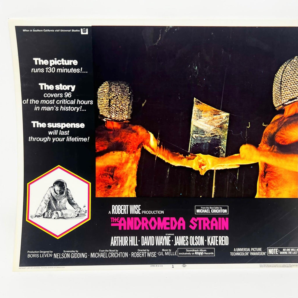 1971 The Andromeda Strain Collectible movie Lobby Card Evelyn Ankers No. 1