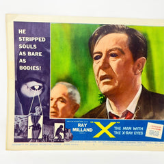 1963 THe Man With The X-Ray Eyes Collectible movie Lobby Card No. 6