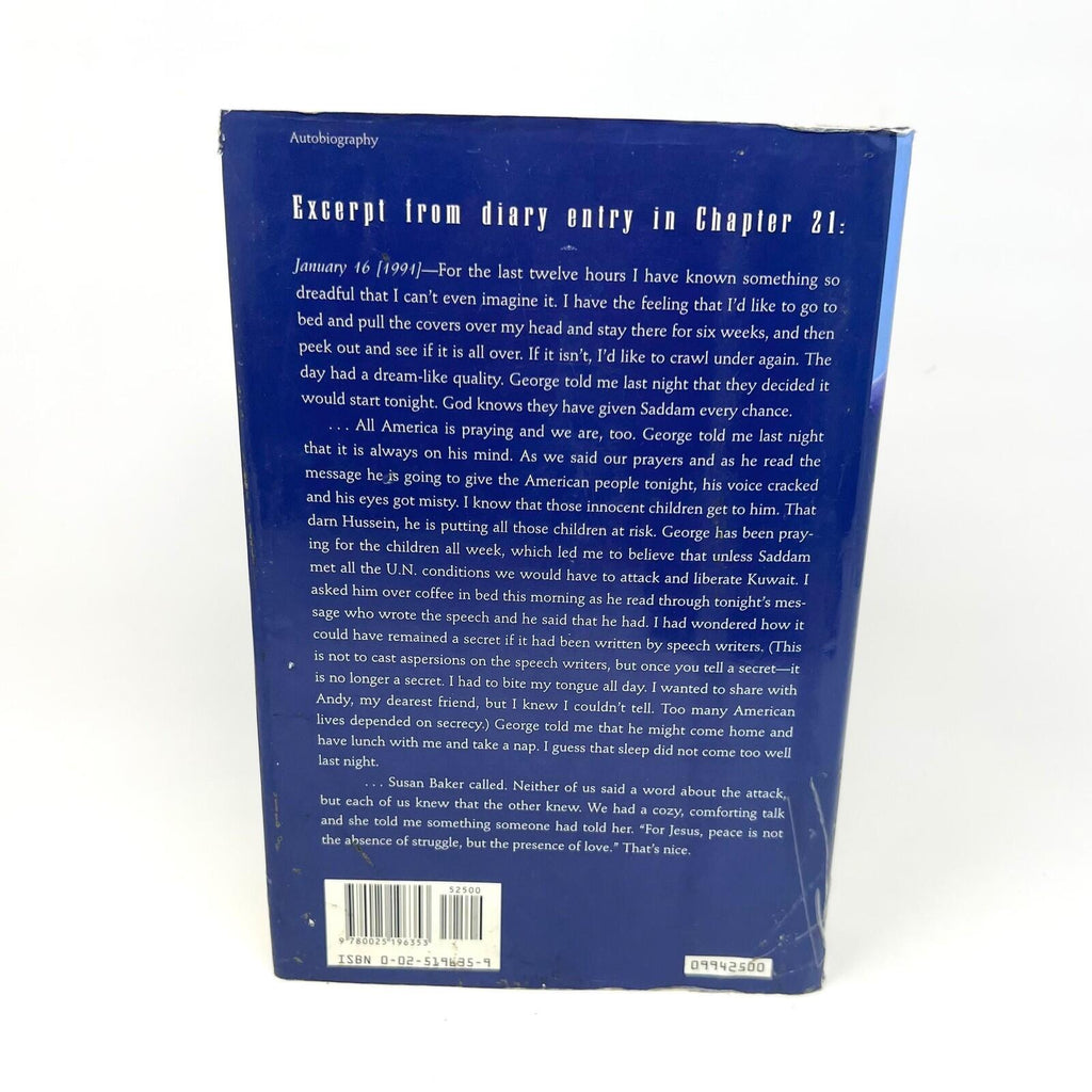 1994 Barbara Bush A Memoir Hardcover Book