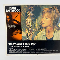 1971 Clint Eastwood Play Misty For Me Collectible Movie Lobby Card No.6
