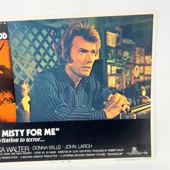 1971 Clint Eastwood Play Misty For Me Collectible Movie Lobby Card No.8