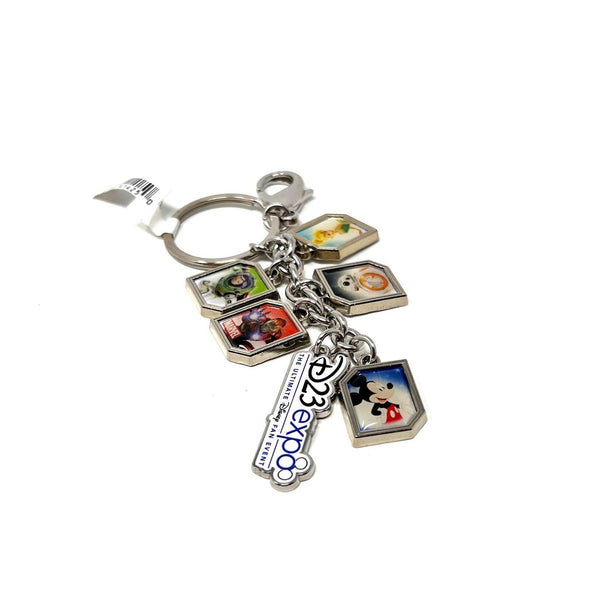 2017 Disney D23 Expo Excluxive Iron man Mickey Tinker Bell Buzz Logo Keychain