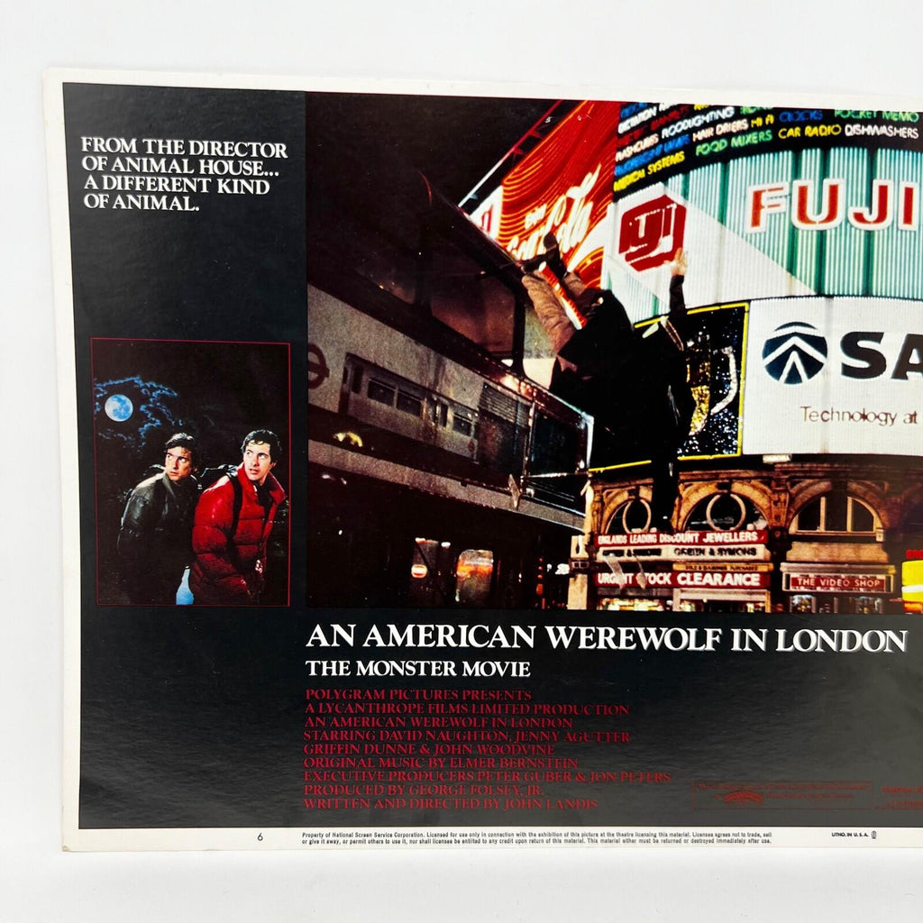 1981 An American Werewolf in London The Monster Orginal Movie Lobby Card No.6