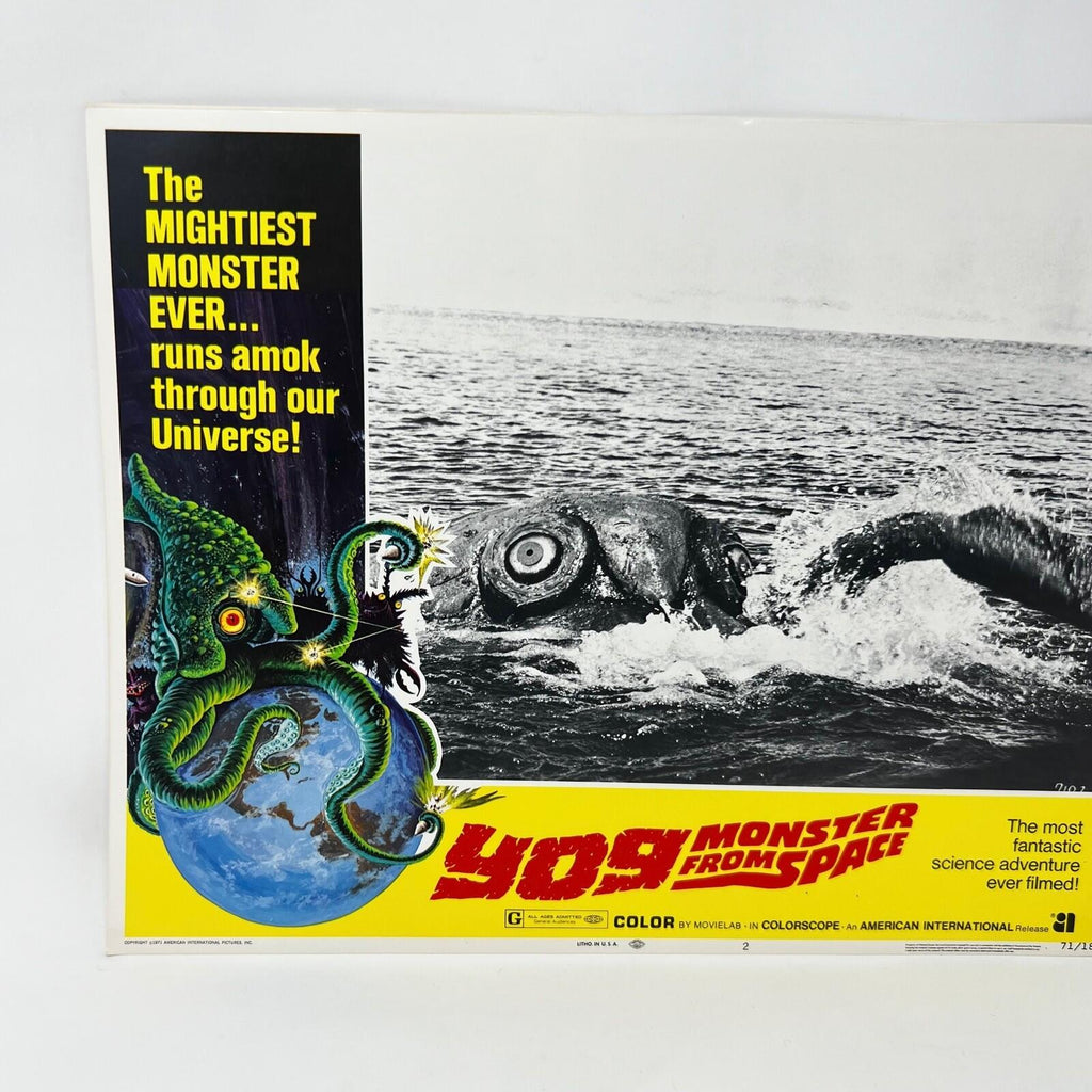Yog Monster from Space Sci-Fi Horror Movie Lobby Card Poster No.2