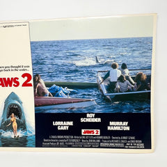1978 Universal Studios Jaws 2 Horror Film Original Movie Lobby Card (c)