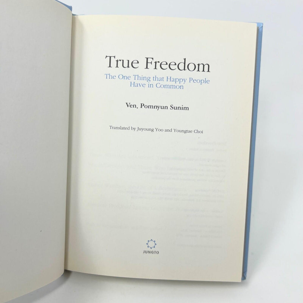 True Happiness Here and Now by Ven Pomnyun Sunim (Hardcover Book)