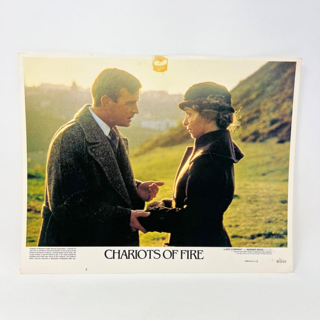1981 Chariots Of Fire Lobby Card Movie Poster No.5