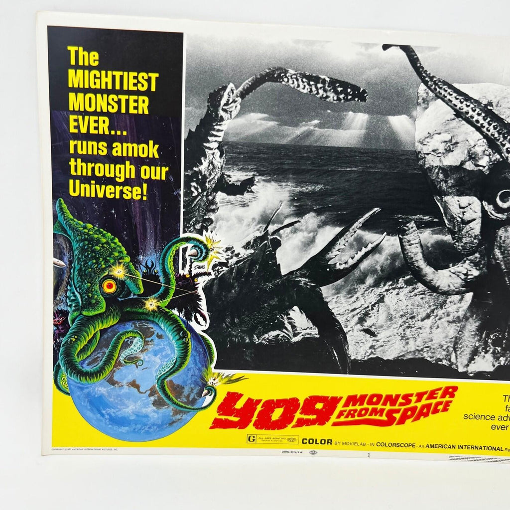 Yog Monster from Space Sci-Fi Horror Movie Lobby Card Poster No.1