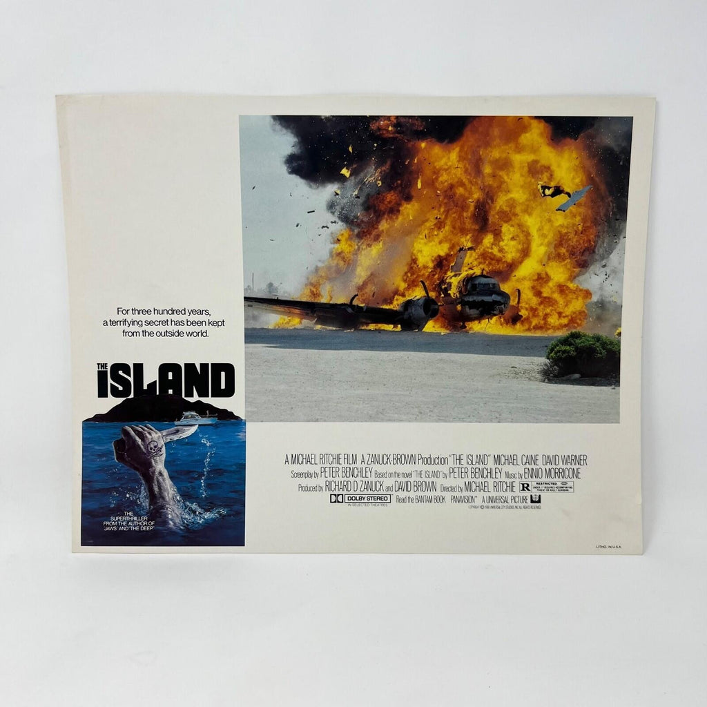 The island Scfi Movie Lobby Cards Set of 4