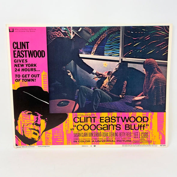 1968 Client Eastwood Coogan's Bluff Collectible Movie Lobby Card No.6