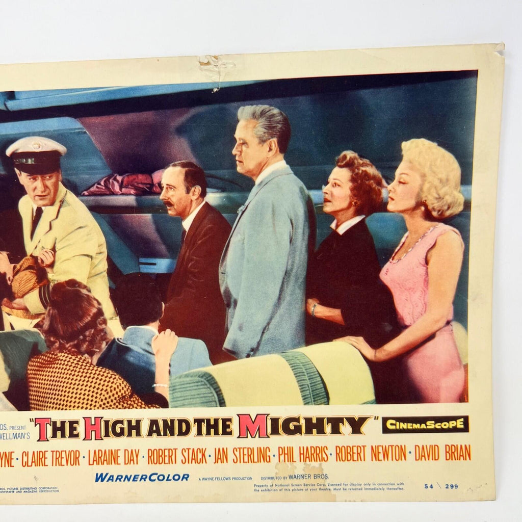 1954 The High and The Mighty Lobby Card Movie Poster (d)