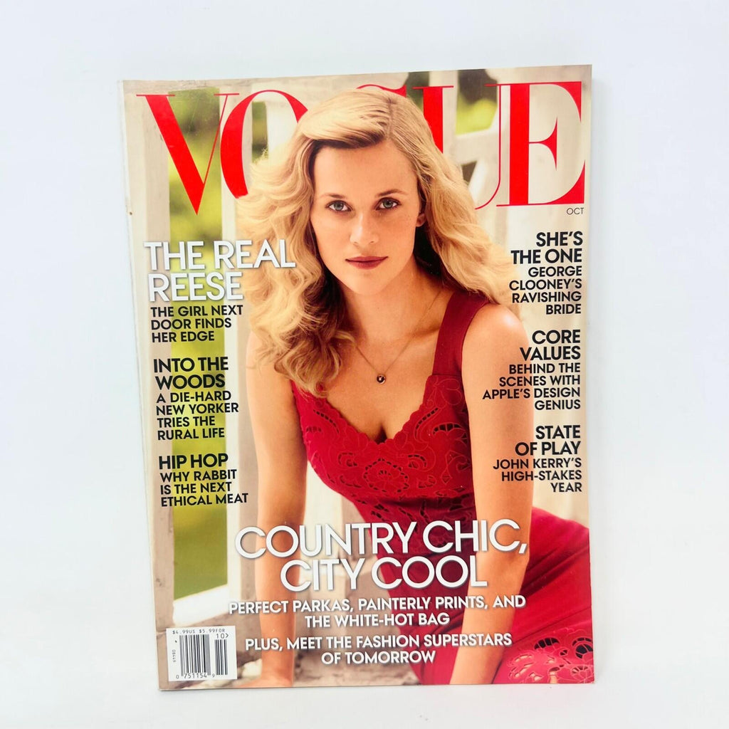 Vogue Magazine October 2014 The Real Reese Reese Witherspoon Cover