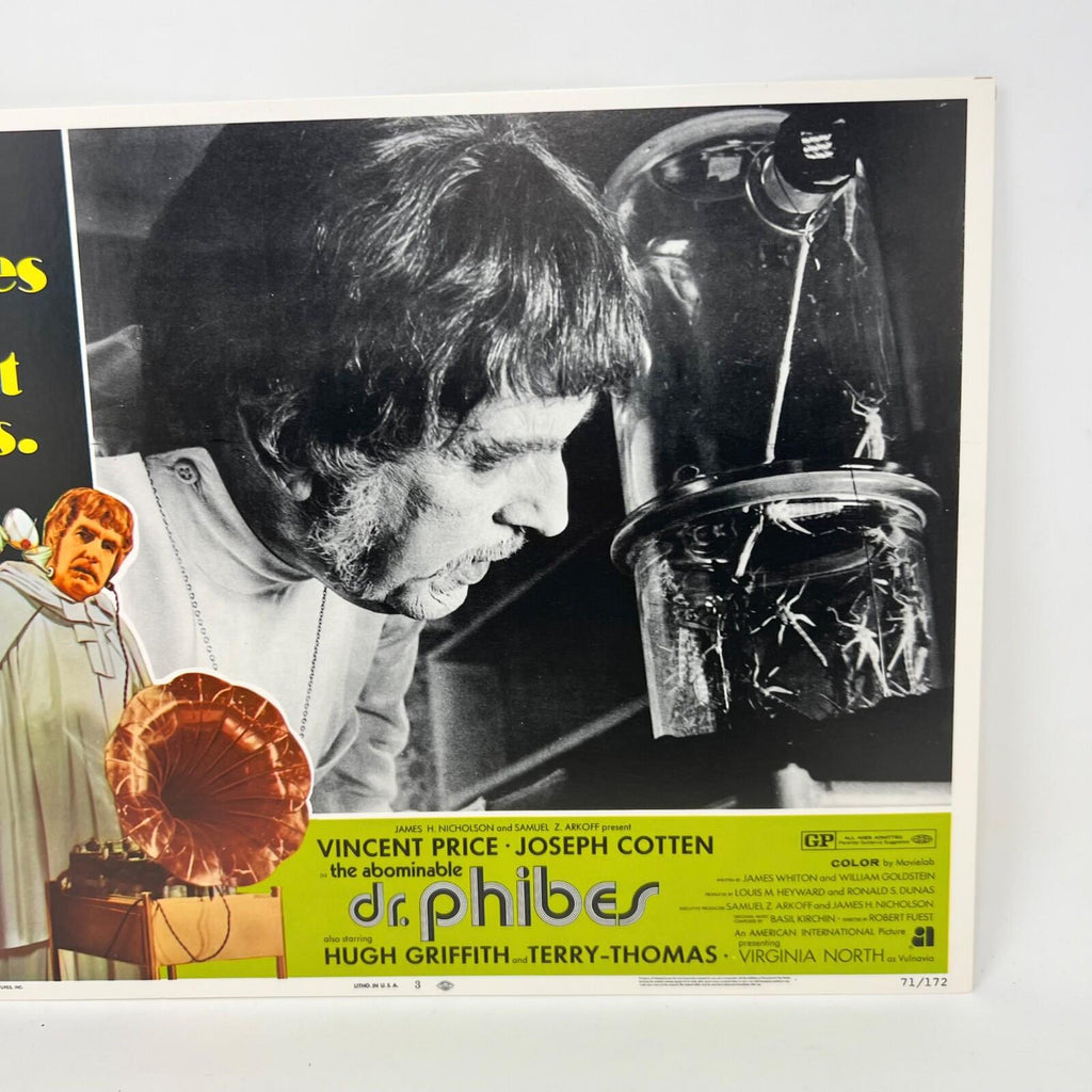 1971 Dr. Phibes has Great Vibes Collectible Movie Lobby Card No.3