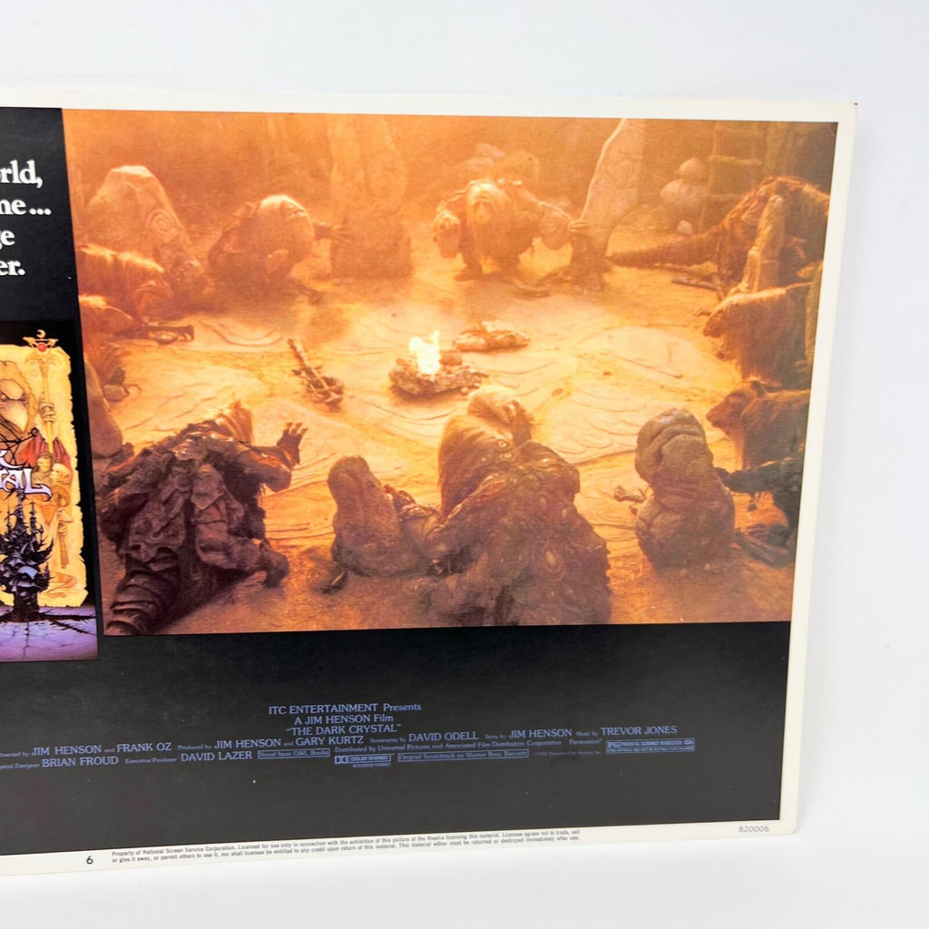 1982 The Dark Crystal Movie Sci-fi Lobby Card Poster No.6