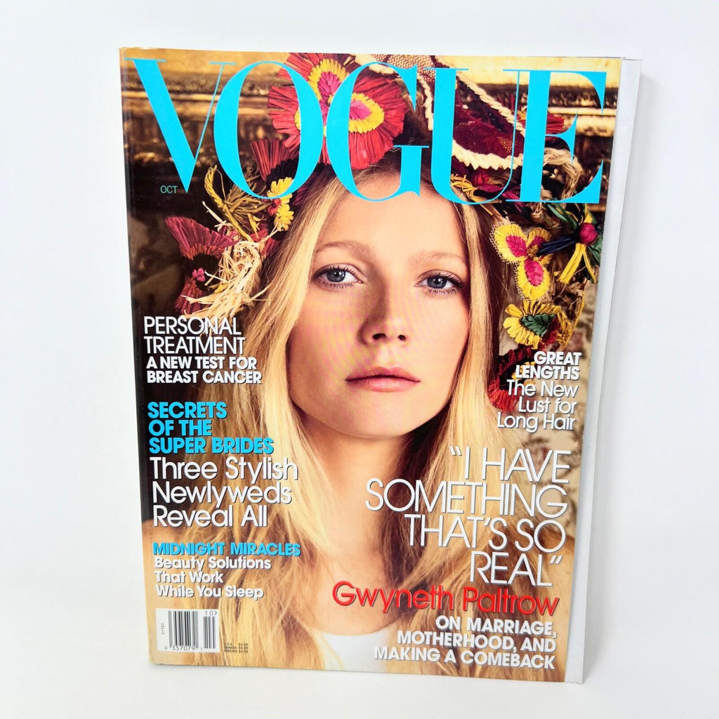 Vogue Magazine October 2005 Gwyneth Paltrow on Marriage Cover
