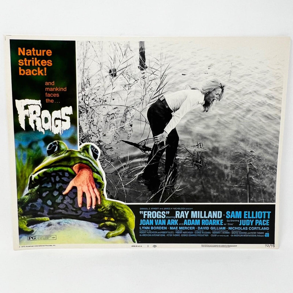 Nature Stikes Back Frogs Collectible movie Lobby Card Set of 8