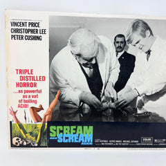 1970 Scream and Scream Again Original Movie Lobby Card 70/53 No.3