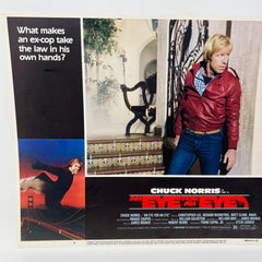 1981 Chuck Norris An Eye For An Eye Collectible  Movie Lobby Card No.6
