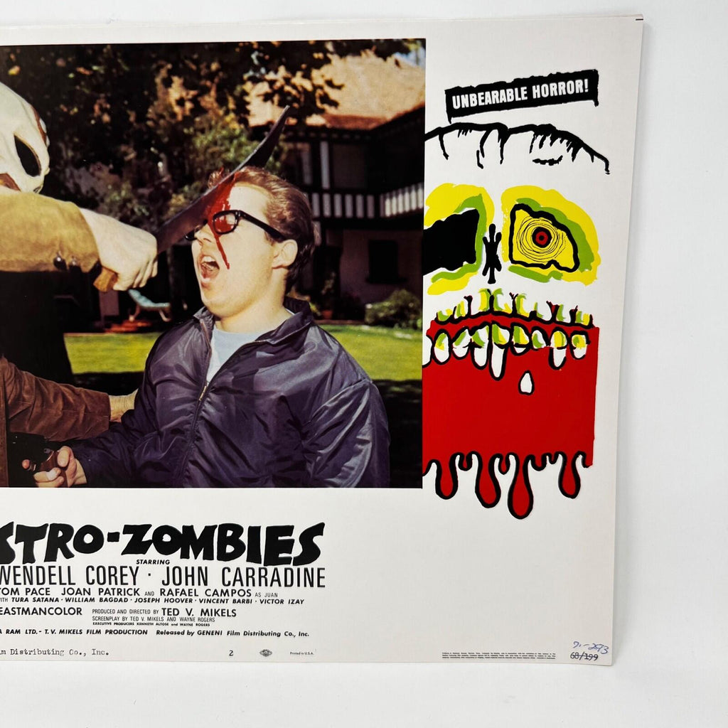 The Astro-Zombies Unbearable Horror Lobby Card No.2
