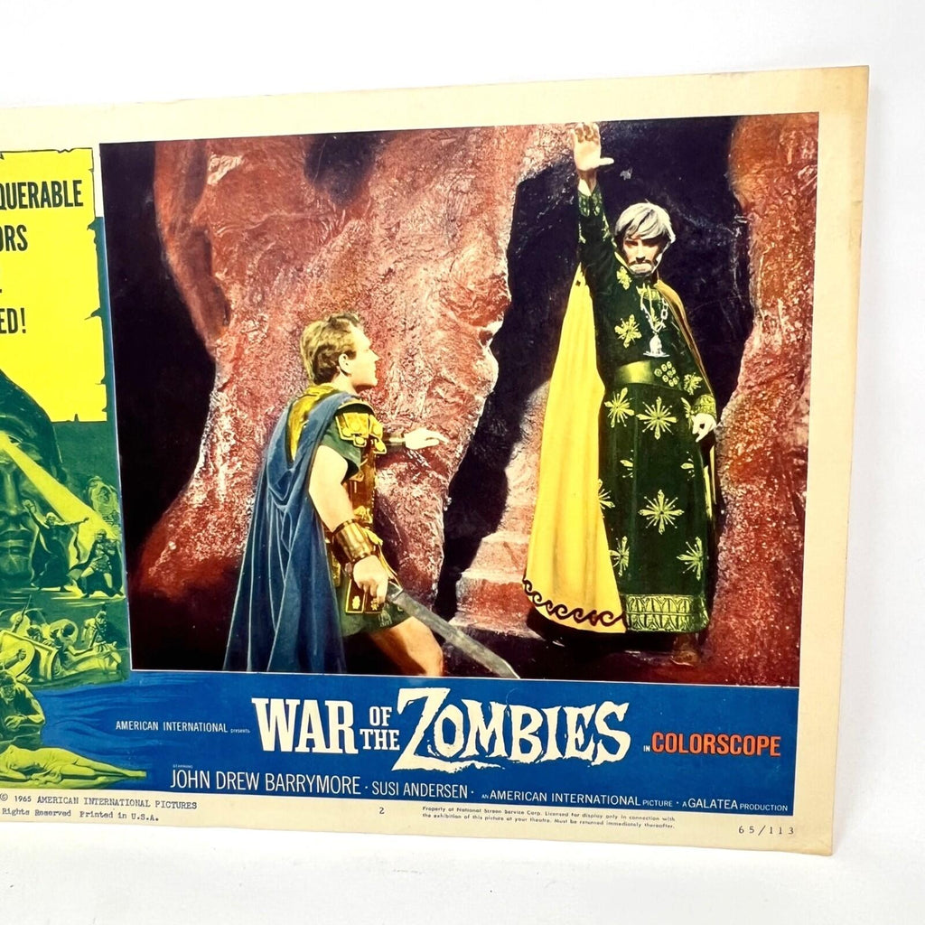 1965 War Of The Zombies Collectible  Movie Lobby Card No.2