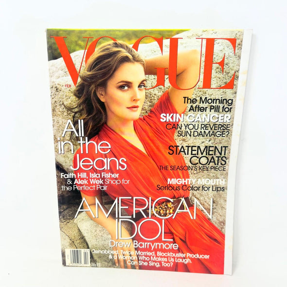 Vogue Magazine February 2006 US American Idol Brew Barrymore