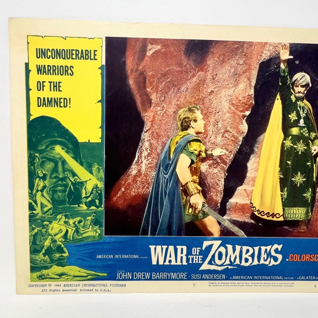 1965 War Of The Zombies Collectible  Movie Lobby Card No.2