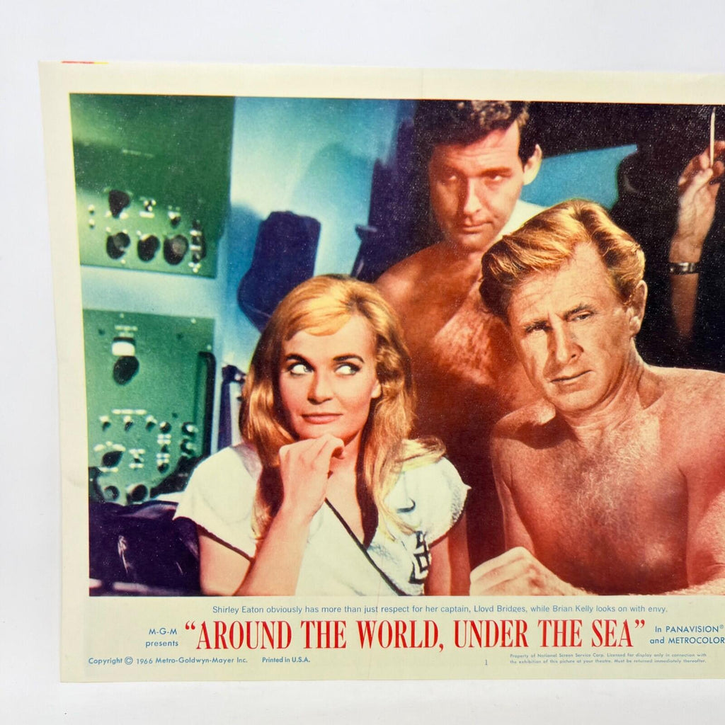 1966 Around The World Under the Sea Original Movie Lobby Card No.1