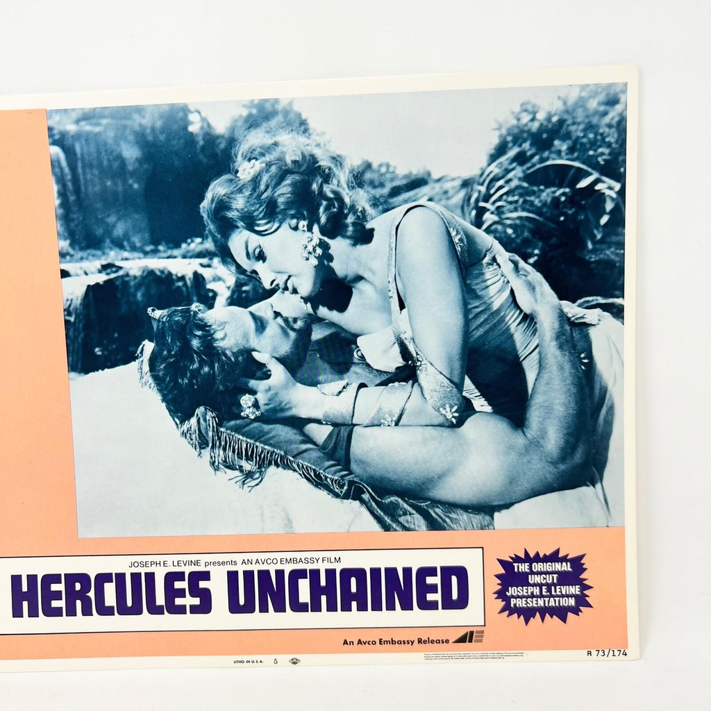 1973 Hercules The Original Uncut  Movie Lobby Card No.5 Joseph Levine