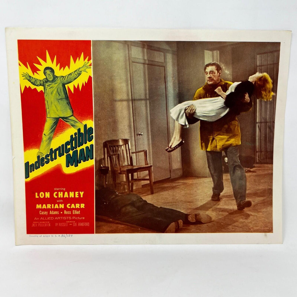 indestructible Man Collectible Movie Lobby Card Lon Chaney Marian Carr (c)