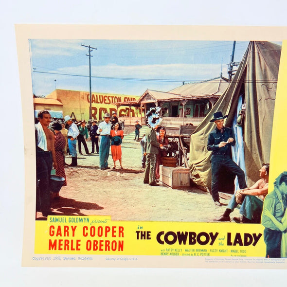 1954 The Cowboy and The Lady Lobby Card Movie Poster (b)