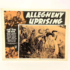 1957 Allegheny Uprising Original Movie Lobby Card Claire Trevor John Wayne c