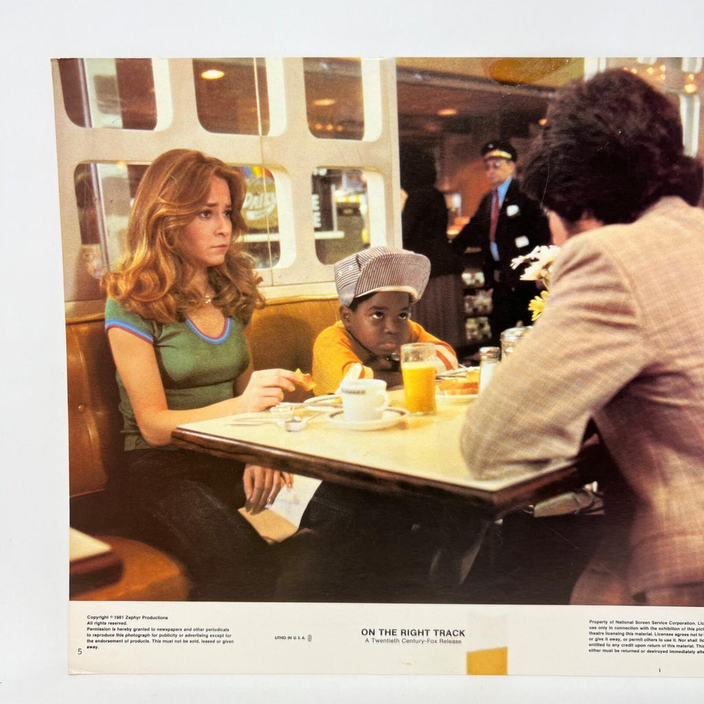 1981 On The Right Track Collectible movie Lobby Card No.5