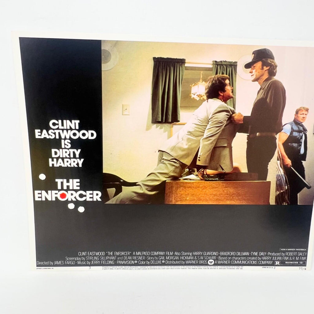 Clint Eastwood Is Dirty Harry The Enforcer Collectible movie Lobby Card No.3