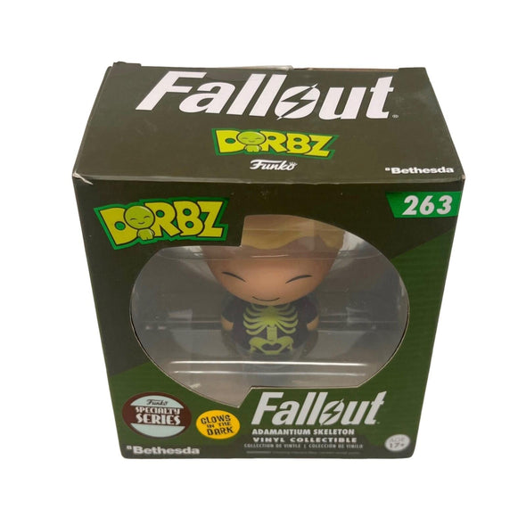Funko Dorbz Bethesda Fallout Adamantium Skeleton Vinyl Collection GITD