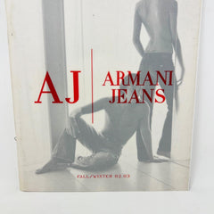 GIORGIO ARMANI JEANS FALL/WINTER 2002-2003 LOOKBOOK & LG POSTER