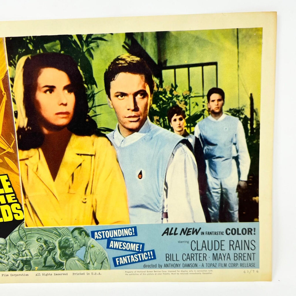 1963 Battle Of The Worlds Movie Lobby Card (c)