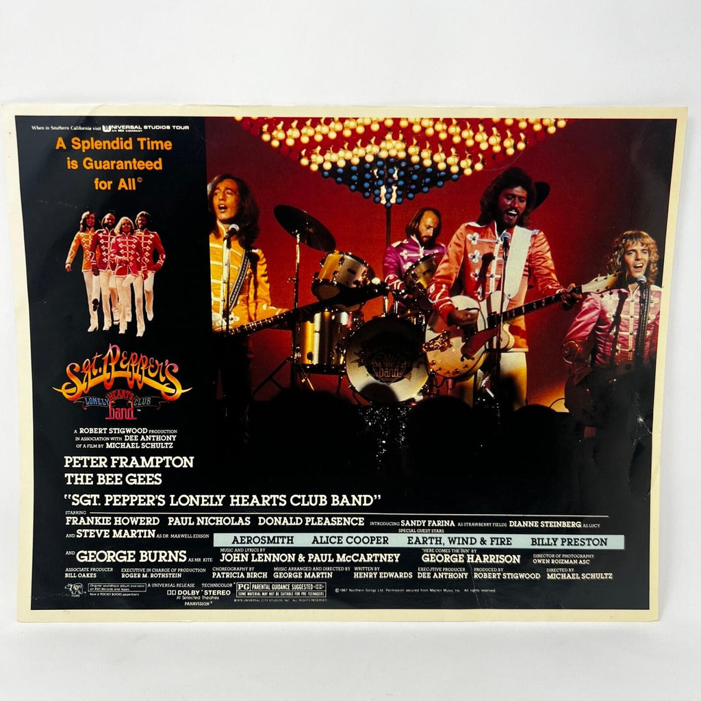 1978 STG Peppers Lonely Hearts Club Band Original Movie Lobby Card (d)