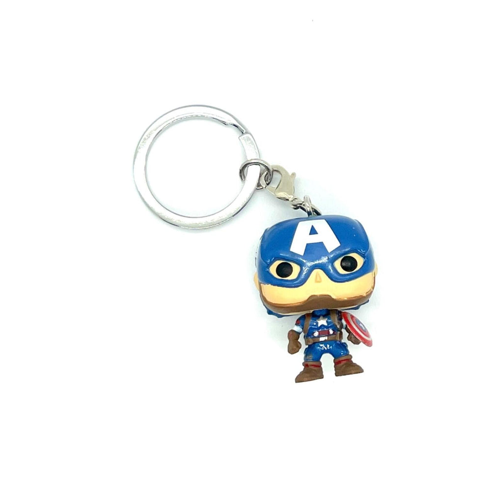Funko Pocket Pop! Marvel Mystery Captain America Bobblehead Key Chain