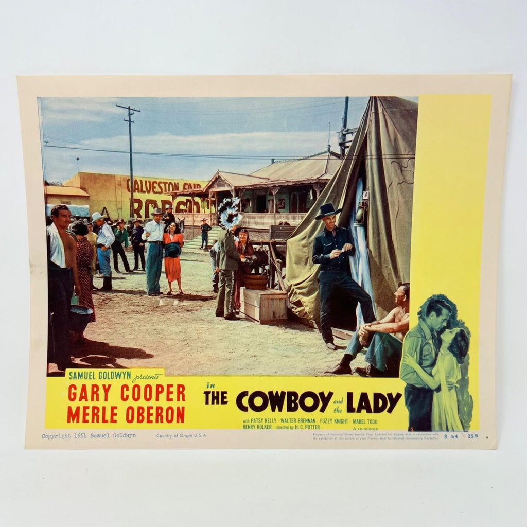 1954 The Cowboy and The Lady Lobby Card Movie Poster (b)