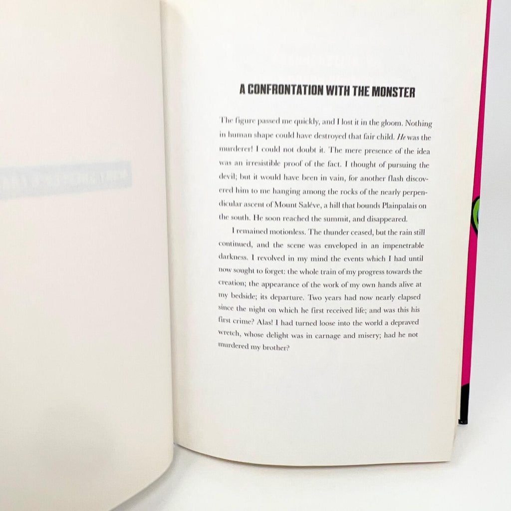 Mary Shelly's Frankenstein Classic Horror Hardcover Book